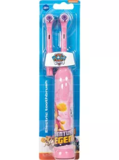   Fogkefe, elektromos, 2 pótfejjel, 3+, "Paw Patrol", pink