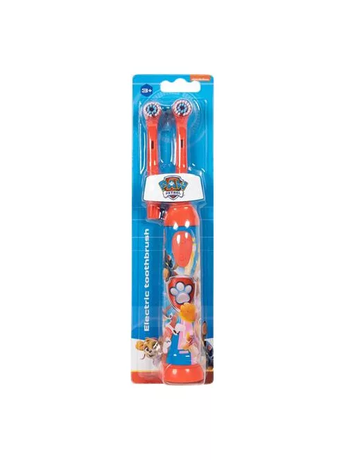 Fogkefe, elektromos, 2 pótfejjel, 3+, "Paw Patrol", piros
