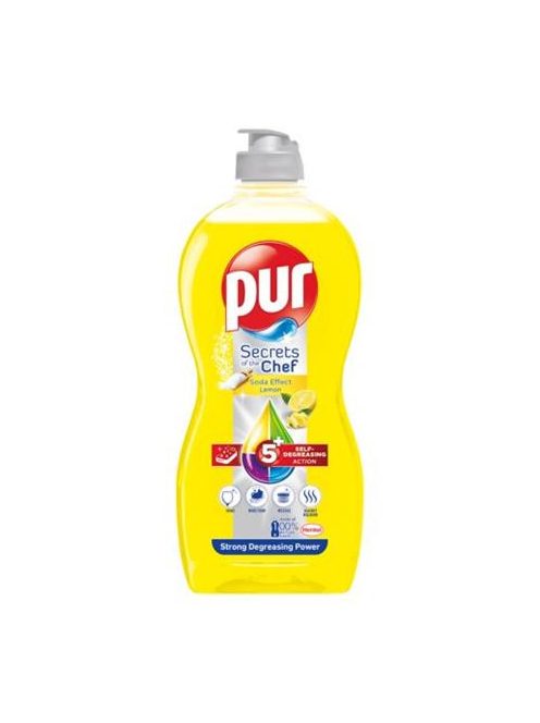 PUR Mosogatószer, 450 ml, PUR, citrom