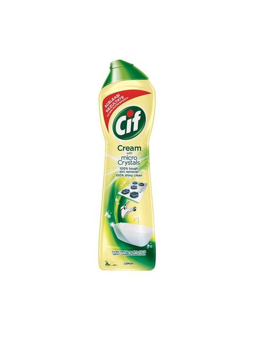 CIF Súrolószer, 720 g/ 500 ml, CIF "Cream" citrom illat