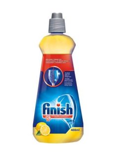  FINISH Gépi öblítőszer, 400 ml, FINISH, "Shine&Dry", citrom