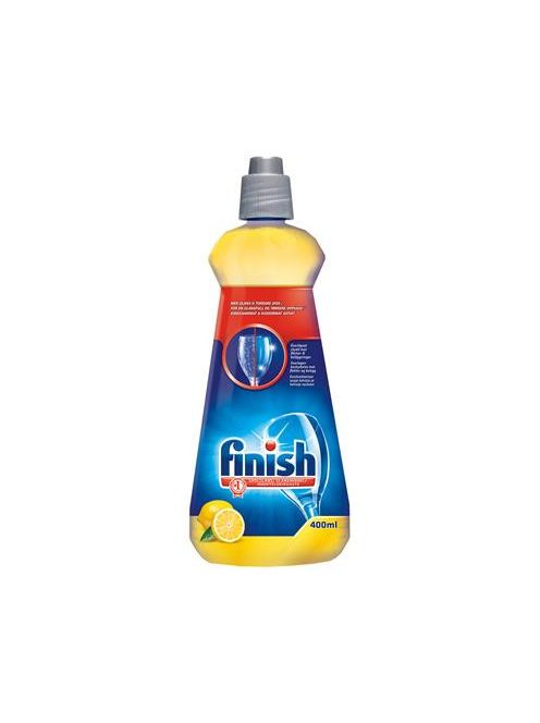 FINISH Gépi öblítőszer, 400 ml, FINISH, "Shine&Dry", citrom