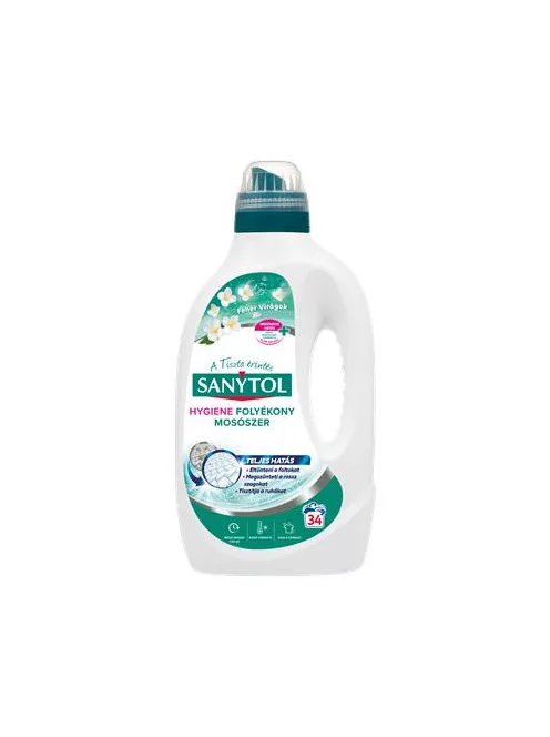SANYTOL Folyékony mosószer, fertőtlenítő, 1,7 l, SANYTOL