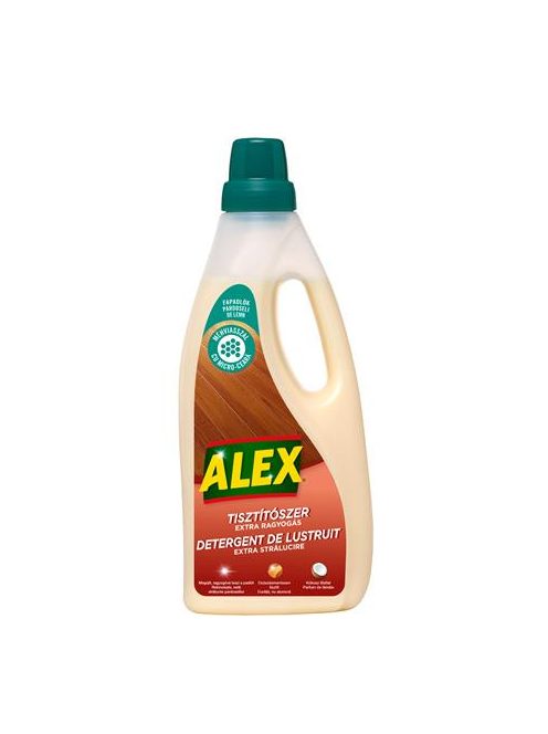 ALEX Padlótisztító folyadék, fa felületre, 750 ml, ALEX "Extra ragyogás", kókusz illattal