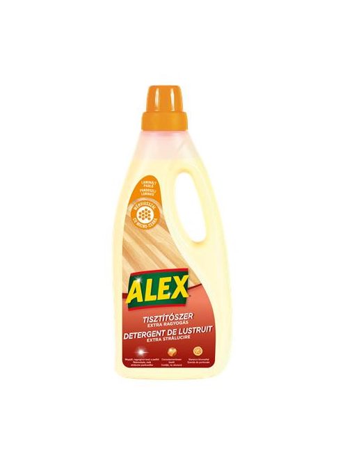 ALEX Padlótisztító folyadék, laminált padlóhoz, 750 ml, ALEX "Extra ragyogás", narancs illattal
