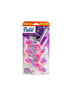   WC tisztító blokk, 2 fázisú, 3x45 g, "Brait Hygiene and fresh", orgona