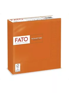   FATO Szalvéta, 1/4 hajtogatott, 33x33 cm, FATO "Smart Table", narancs