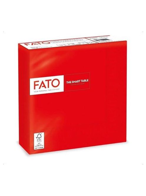 FATO Szalvéta, 1/4 hajtogatott, 33x33 cm, FATO "Smart Table", piros