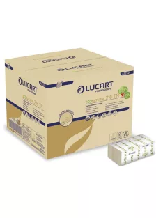  LUCART Szalvéta, 1/4 hajtogatott, 24x16 cm, LUCART "Econatural 216TN", havanna barna