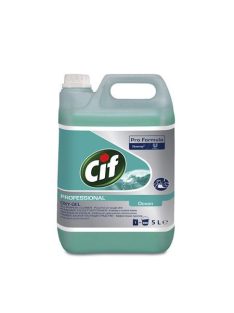   CIF Általános tisztító- és fertőtlenítőszer, 5 l, CIF "Professional Oxy-Gel", óceán
