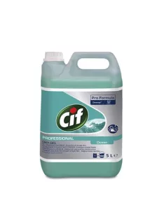   CIF Általános tisztító- és fertőtlenítőszer, 5 l, CIF "Professional Oxy-Gel", óceán