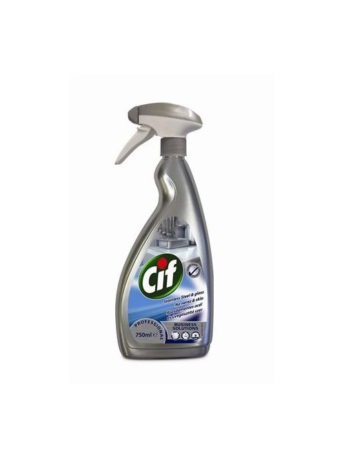 CIF Rozsdamentes acél- és üvegtisztító szer, 750 ml, CIF