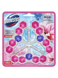   DOMESTOS WC frissítő blokk, 3 db-os, DOMESTOS "Power 5", magnólia