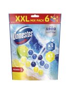 DOMESTOS WC frissítő blokk, 6 db-os, DOMESTOS "Power 5", óceán és lime
