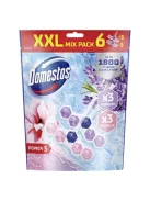DOMESTOS WC frissítő blokk, 6 db-os, DOMESTOS "Power 5", magnólia és levendula