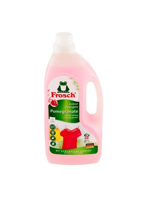 FROSCH Folyékony mosószer, 1,5 l, FROSCH, gránátalma