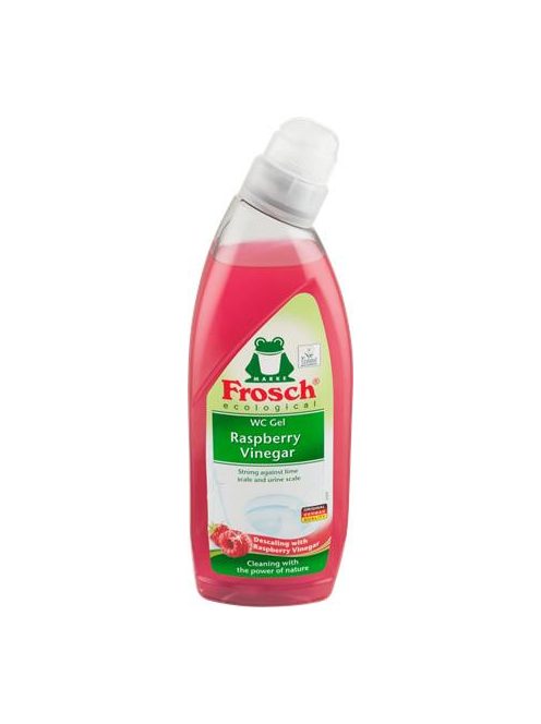 FROSCH WC tisztítógél, málnaecettel, 750 ml, FROSCH