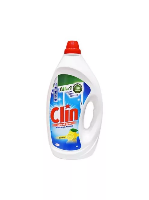 CLIN Ablaktisztító, 4 l, utántöltő, CLIN, citrom