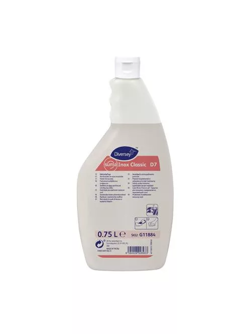 DIVERSEY Rozsdamentes acél ápolószer, 750 ml, DIVERSEY "Suma Inox Classic"