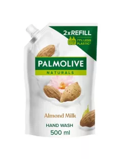   PALMOLIVE Folyékony szappan utántöltő, 0,5 l, PALMOLIVE Nourishing "Almond milk"