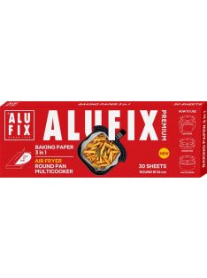   ALUFIX Sütőpapír lapok, kerek, 3 az 1-ben, 30 db, 36 cm, ALUFIX "Premium"