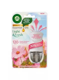   AIR WICK Illatosító készülék, elektromos, 19 ml, AIR WICK "Life scents", tavaszi virágos mező