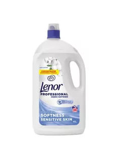 LENOR Öblítő, 4 l, LENOR "Sensitive Cotton"