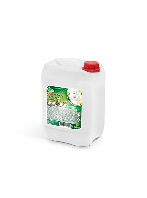 CIVIS CLEAN Általános tisztító- és fertőtlenítőszer, klórtartalmú, 5 l, CIVIS CLEAN