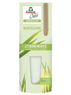   FROSCH Légfrissítő, 90 ml, utántöltő, FROSCH "Oase", citromfű