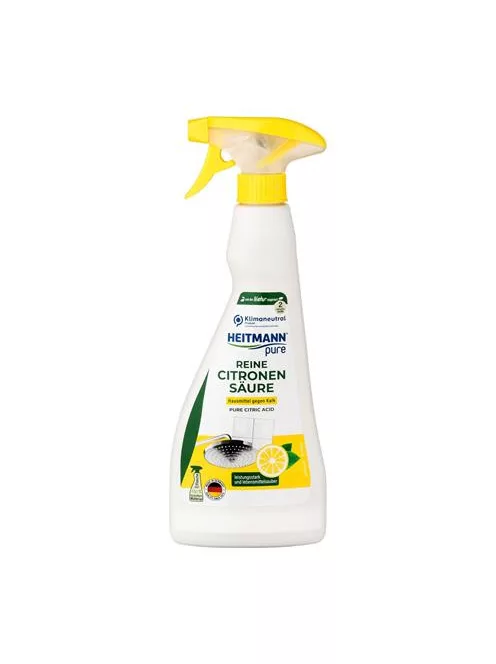 HEITMANN Vízkőoldó spray, citromsavval, 500 ml, HEITMANN "Pure"