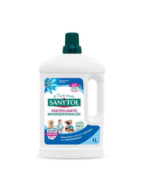 SANYTOL Fertőtlenítő mosószeradalék, 1 l, SANYTOL "Active Fresh"