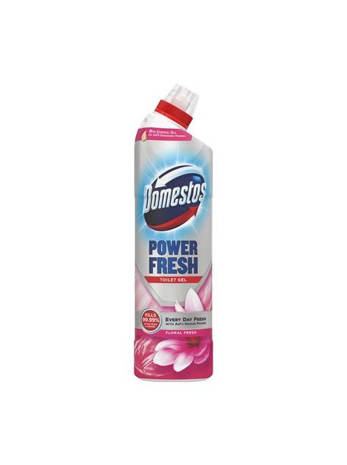 DOMESTOS WC tisztító gél, 700 ml, DOMESTOS "Power Fresh", Floral Fresh