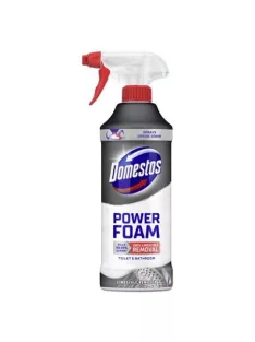   DOMESTOS WC- és fürdőszoba tisztító hab, 435 ml, DOMESTOS "Power Foam", vízkőoldó