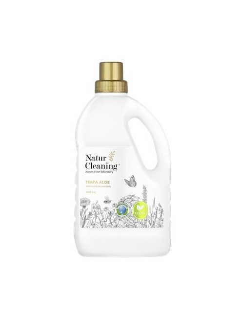 NATURCLEANING Mosógél, hipoallergén, 1,5 l, NATURCLEANING, teafa és aloe