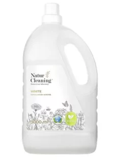   NATURCLEANING Mosógél, hipoallergén, fehér ruhákhoz, 3 l, NATURCLEANING "White"