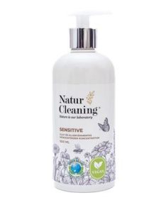   NATURCLEANING Mosogatószer koncentrátum, illat- és allergénmentes, pumpás, 500 ml, NATURCLEANING "Sensitive"