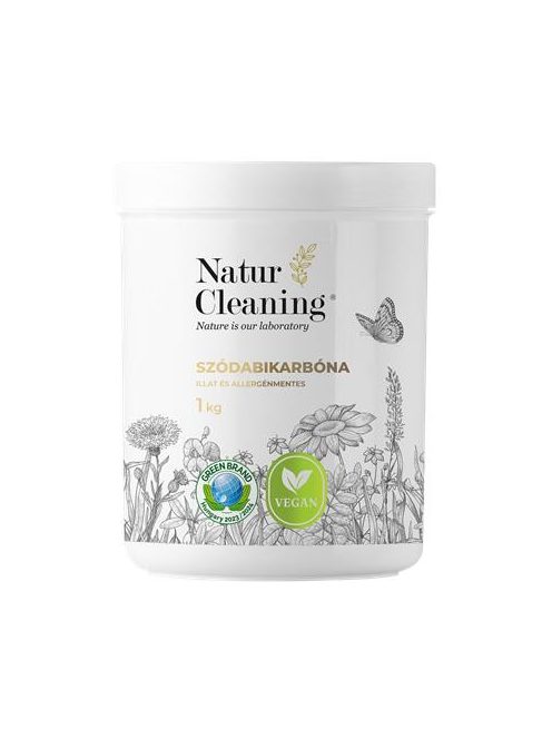 NATURCLEANING Szódabikarbóna, illat- és allergénmentes, 1 kg, NATURCLEANING