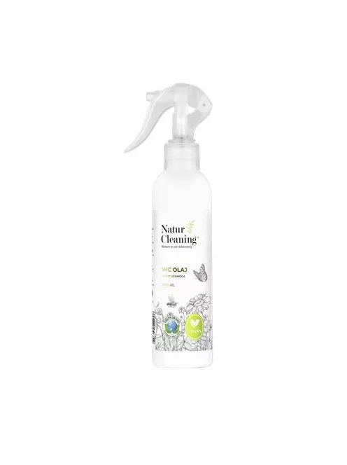 NATURCLEANING WC olaj, pumpás, 200 ml, NATURCLEANING, szamóca