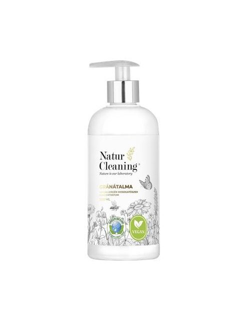 NATURCLEANING Mosogatószer koncentrátum, pumpás, 500 ml, NATURCLEANING, gránátalma