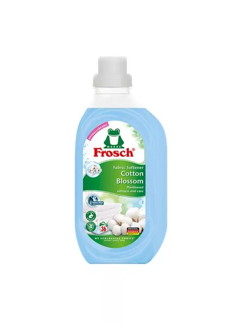 FROSCH Öblítő koncentrátum, 900 ml, FROSCH "Gyapotvirág"