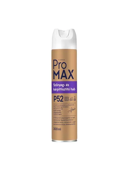 PROMAX Szőnyeg- és kárpittisztító hab, spray, 300 ml, PROMAX