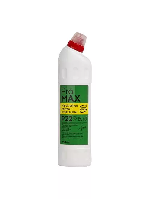 PROMAX Hipokloritos tisztítószer, 750 ml, PROMAX, citrom