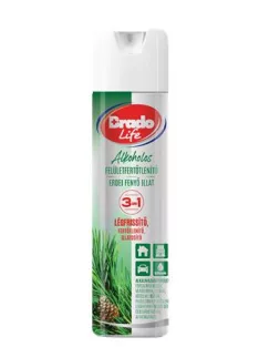   BRADO Felületfertőtlenítő és légfrissítő spray, 300 ml, BRADOLIFE, fenyő