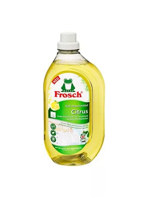 FROSCH Mosógél, fehér ruhákhoz, 1,5 l, FROSCH, citrom