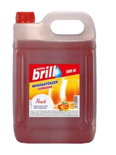 Mosogatószer, utántöltő, 5 l, "Brill", barack