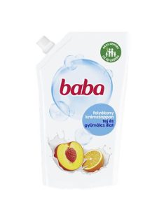   BABA Folyékony szappan utántöltő, 0,5 l, BABA, tej és gyümölcs