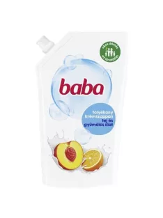   BABA Folyékony szappan utántöltő, 0,5 l, BABA, tej és gyümölcs