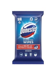   DOMESTOS Nedves törlőkendő, 60 db, DOMESTOS "óceán"