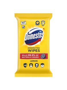   DOMESTOS Nedves törlőkendő, 60 db, DOMESTOS "citrus"