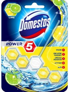   DOMESTOS WC frissítő blokk, 1 db-os, DOMESTOS "Power 5", lime